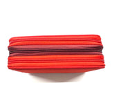 ASTUCCIO 3 ZIP PIENO B.COLOR ROSSO/VERMIGLIONE